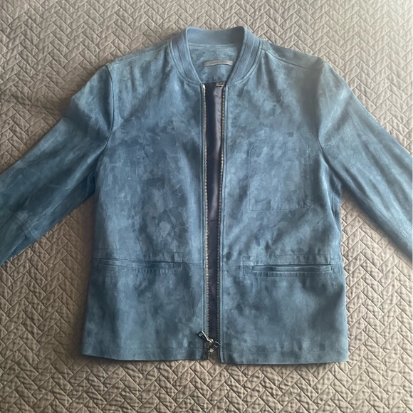 John Varvatos Collection suede zip-front jacket - Picture 12 of 12